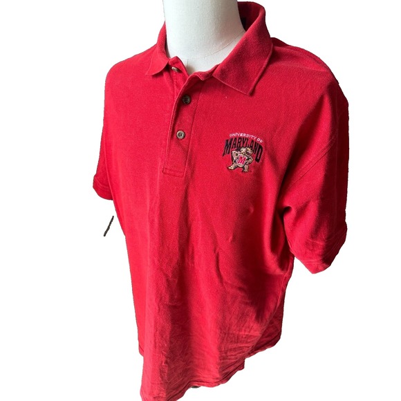 Antigua Other - Antigua University Maryland Terrapins Wintage Polo Shirt Mens‎ XLarge